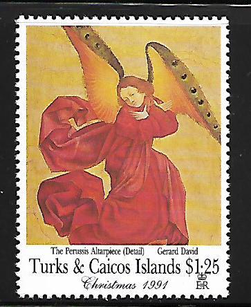 TURKS & CAICOS ISLANDS 960 MNH ADORATION OF THE KINGS, CHRISTMAS