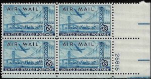 C36a Mint,OG,NH... Plate Block of 4... SCV $5.25