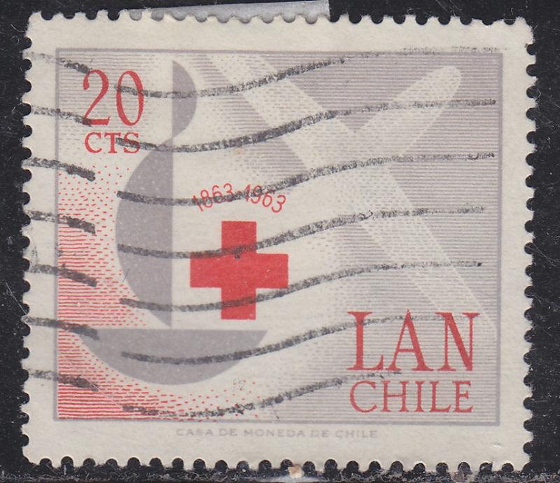 Chile C249 Centenary of the International Red Cross 1963