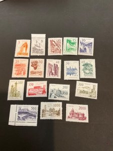 Stamps Yugoslavia Scott #629-45 never hinged