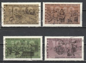 Canada   1298-01    (O)   1990    La 2e guerre mondiale /  Complet