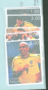 Tajikistan # Mint (NH) Single (Complete Set) (Soccer) (Sports)