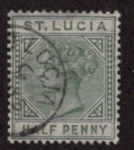 St.  Lucia #27a Used *Minor Fault* ~JM-3058