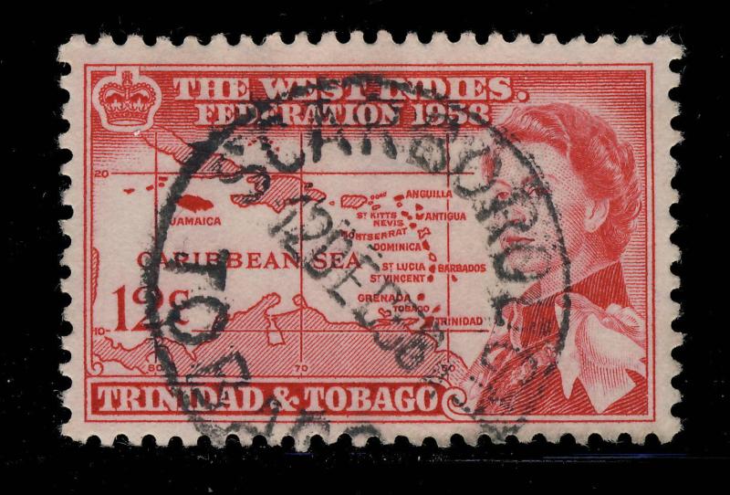 TRINIDAD & TOBAGO - 1958 - SG 231 CANCELLED SCARBOROUGH / TOBAGO POSTMARK -