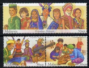 MALAYSIA - 2002 - Malaysian Unity - Perf 3v Set - Mint Never Hinged