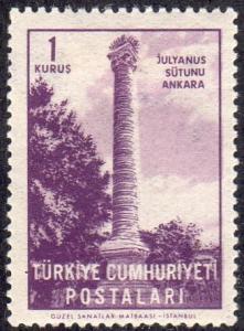 Turkey 1569 - Used - 1k Julian's Column (Ankara) (1963)