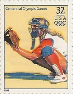 US 3068o Atlanta Olympic Games Women's Softball 32c single MNH 1996