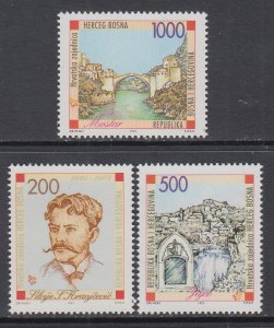 Bosnia and Herzegovina Croatian Admin 2-4 MNH VF