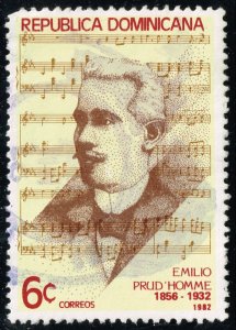 Dominican Rep. #864 Emilio Prud'Homme; Used