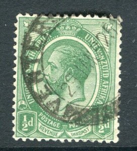 SOUTH AFRICA; Early 1900s GV issue fine used 1/2d. value nice POSTMARK