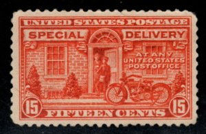 USA Scott E13 Motorcycle Special Delivery stamp 1937 issue Mint No Gum