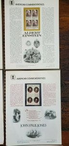 US 1979 Complete Year Set #105-121 USPS Commemorative Stamp Panels SCV $163.75