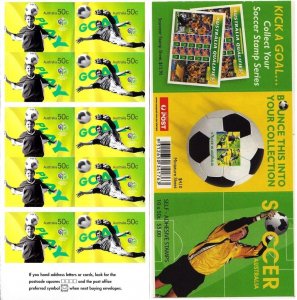 Australia 2006 MNH Booklet Stamps Scott 2522a Sport Soccer Football World Cup