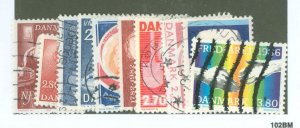 Denmark #709/752 Used Multiple