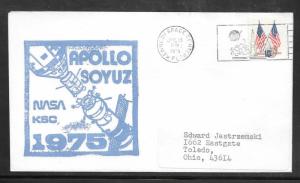 #1509 Apollo Soyuz Lift Off Cover 7-15-75 Kennedy Space Center FL. (my3054)