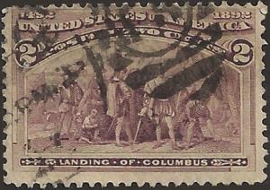 # 231 BROWN VIOLET USED LANDING OF COLUMBUS SCV-0.30