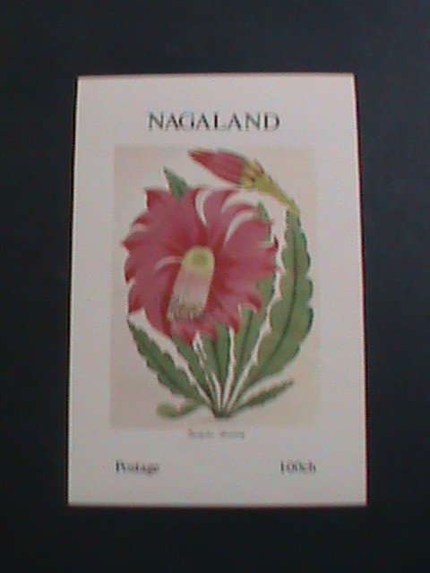 ​NAGALAND- COLORFUL BEAUTIFUL LOVELY FLOWER -IMPERF :MNH S/S SHEET-VERY FINE