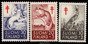 Finland Scott B163-B165 Mint never hinged.