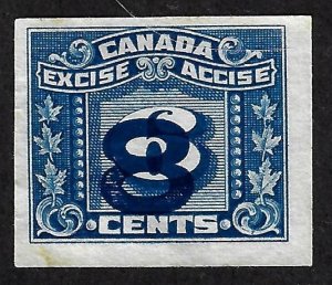 Canada. Revenue. VanDam FX138.  Mint.  (mfx138-1)