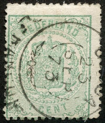 Netherlands, Scott #17, Used