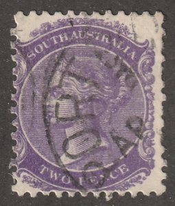 South Australia, Scott#116, used, hinged, two pence