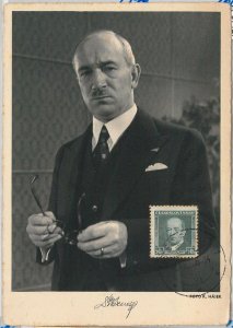 57127 - Czechoslovakia - POSTAL HISTORY: MAXIMUM CARD 1936 - POLITICS Benešv-