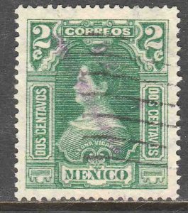 MEXICO-Monterrey 424VAR TII, 2¢ GOB.. REV PROV OVPT CONSTIT.. USED VF (986)