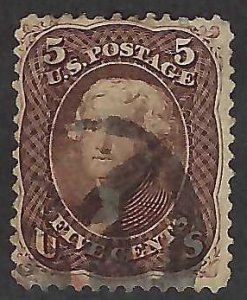 US Scott #67 Used F-VF