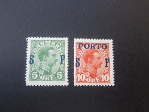 Denmark 1971 Sc M1-2 set MH