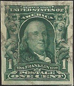 # 314 BLUE GREEN USED BEN FRANKLIN