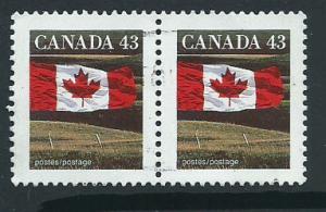 Canada  SG 1357     VFU se tenant pair