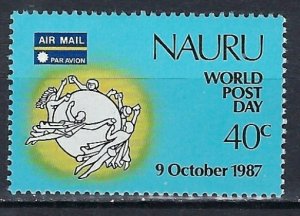 Nauru 338 MNH 1987 World Post Day (102)(ak2855)