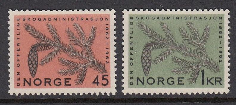 Norway 406-7 Forestry mnh