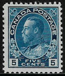 Canada #111 Mint Hinged Stamp - King George V (a)