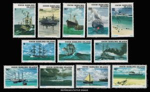 Cocos Islands Scott 20-31 Mint never hinged.