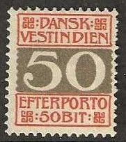 Danish West Indies J8 , mint, no gum.   1905  (d13)