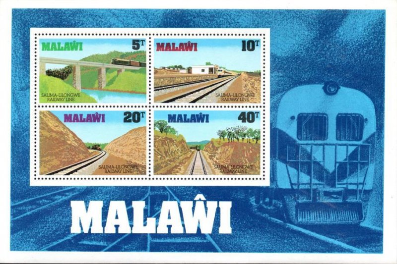 Malawi - 1979 Salima-Lilongwe Railway MS MNH** SG MS601