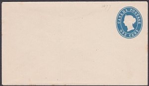 CANADA QV 1c Blue envelope unused..........................................A1690