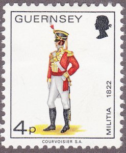 Guernsey 102; 1822 Guernsey Royal Militia Guard 1974