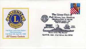 FALL RIVER LIONS CLUB STATION 75TH ANNIVERSARY,  FALL RIVER, MA  1998  L11