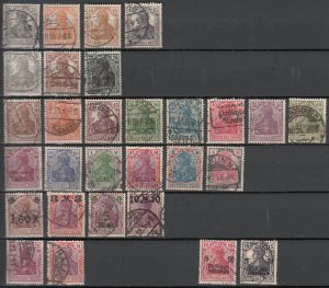 Germany - 1900/1922 Germania complete collection (7227)