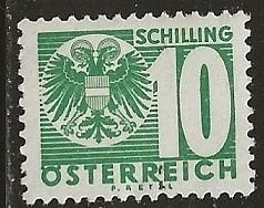 Austria ^  Scott # J174 - MH