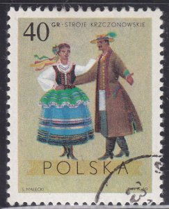 Poland 1685 Costumes From Krczonow, Lubin 40Gr 1969