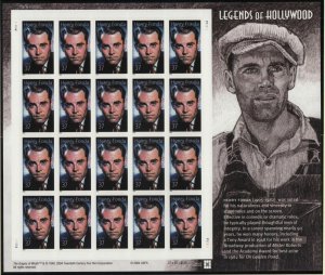 2005 Henry Fonda, actor commemorative Sc 3911 full sheet of 20  CV $22