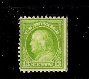 #513 US 13 CENT APPLE GREEN FRANKLIN-MINT-N/H-FINE-VF