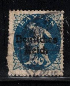 BAVARIA Scott # 265 Used - Overprinted