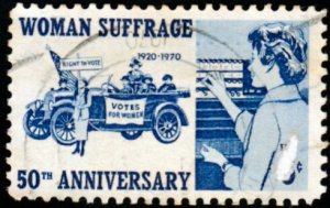 SC# 1406 - (6c) - Women Suffrage, used single