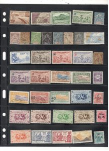 REUNION COLLECTION ON STOCK SHEET MINT/USED