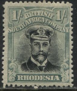 Rhodesia KGV 1913 1/ green and black mint o.g.