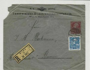 austria 1911  stamps cover ref 21224